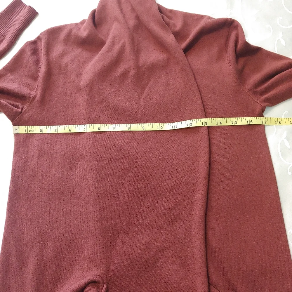 Wilfred with Silk and Cashmere Long Line Open Front Cardigan - Picture 11 of 14